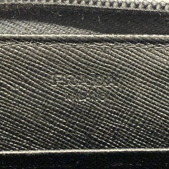 Auth PRADA - M506 Black Nylon Long Wallet - Picture 5 of 12